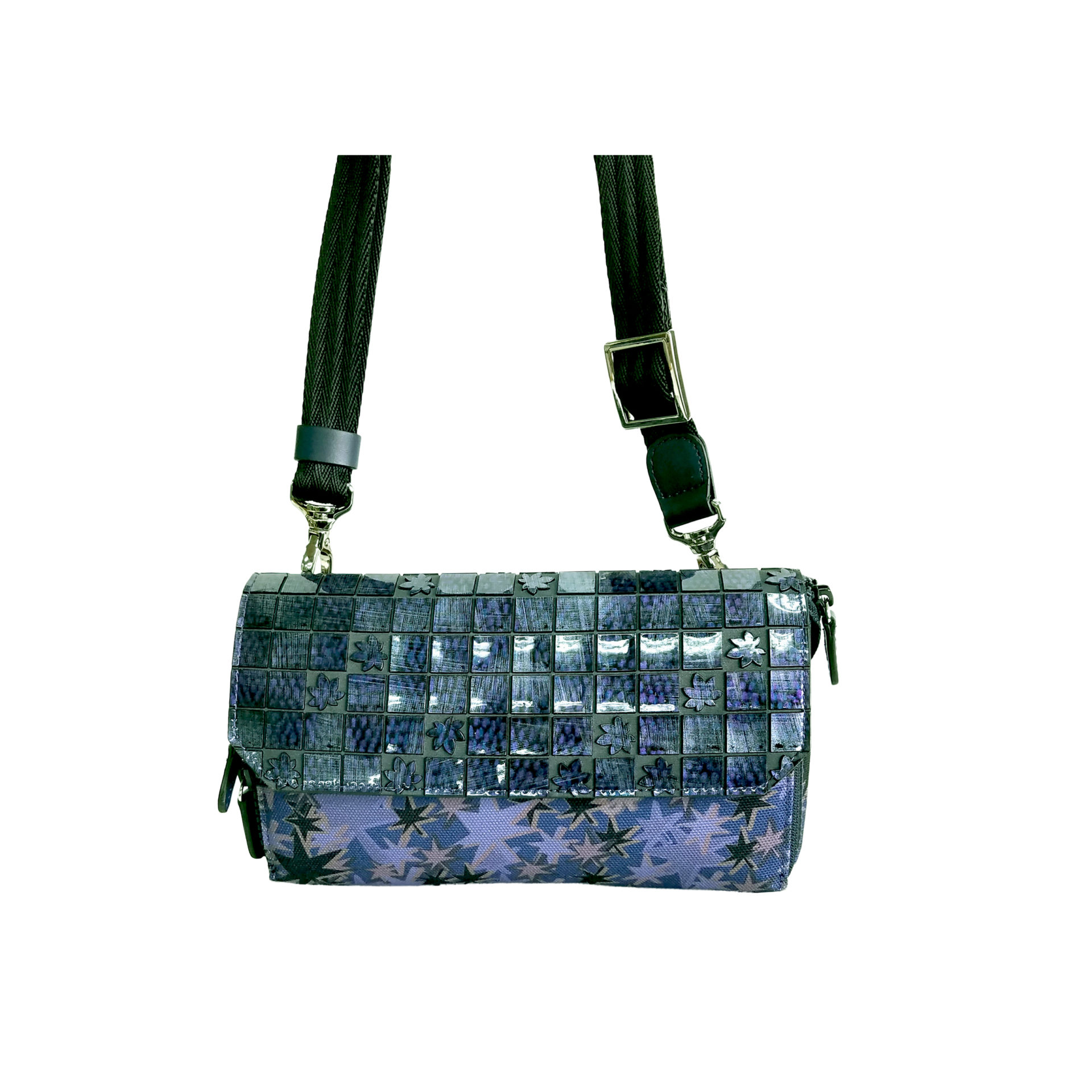 京都限定のELISIR caede KYOTO | エリシアカエデ京都のバッグシリーズ　Stella Misto Flap wallet pochette navy
