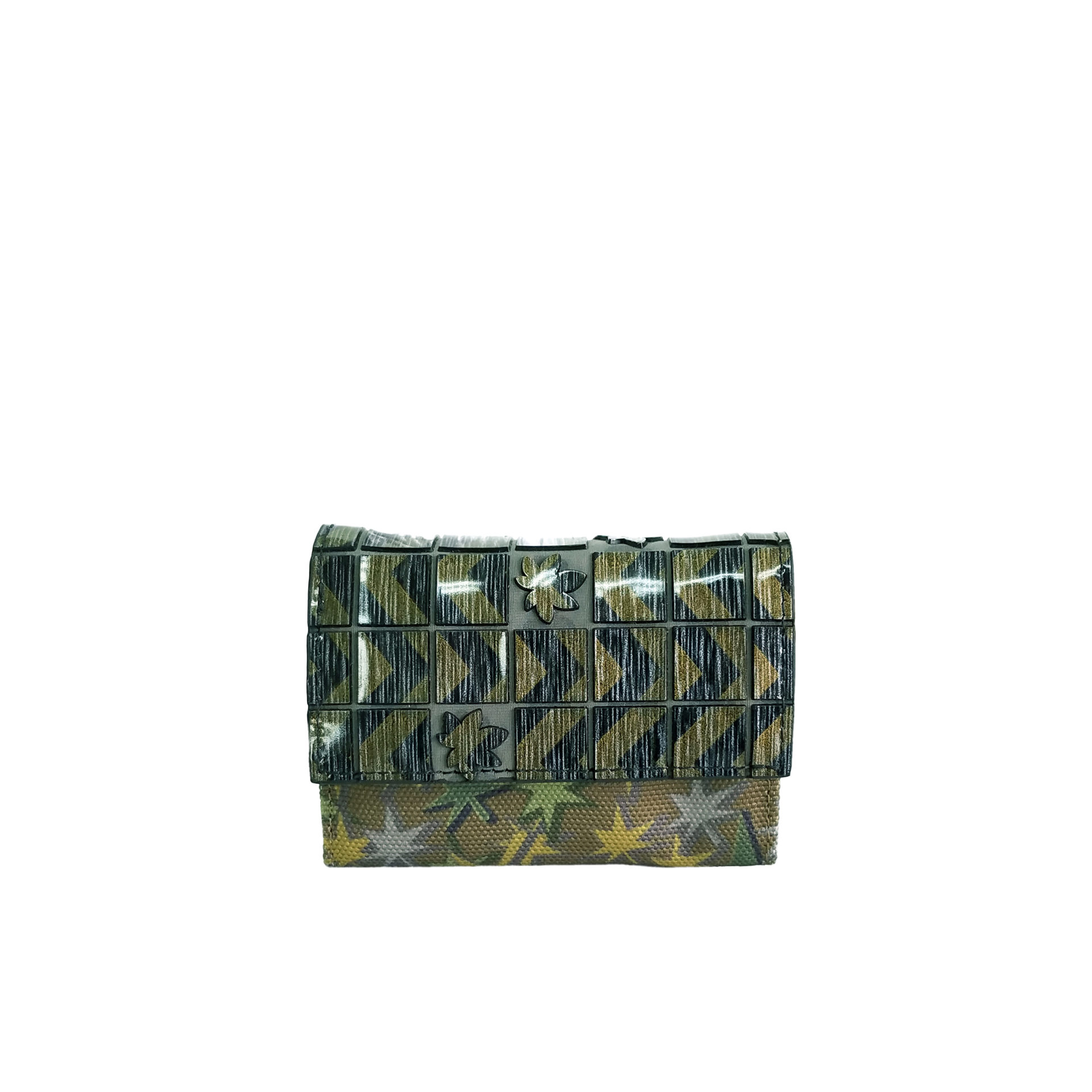京都限定のELISIR caede KYOTO | エリシアカエデ京都のバッグシリーズ　Stella Misto Flap Mini wallet green