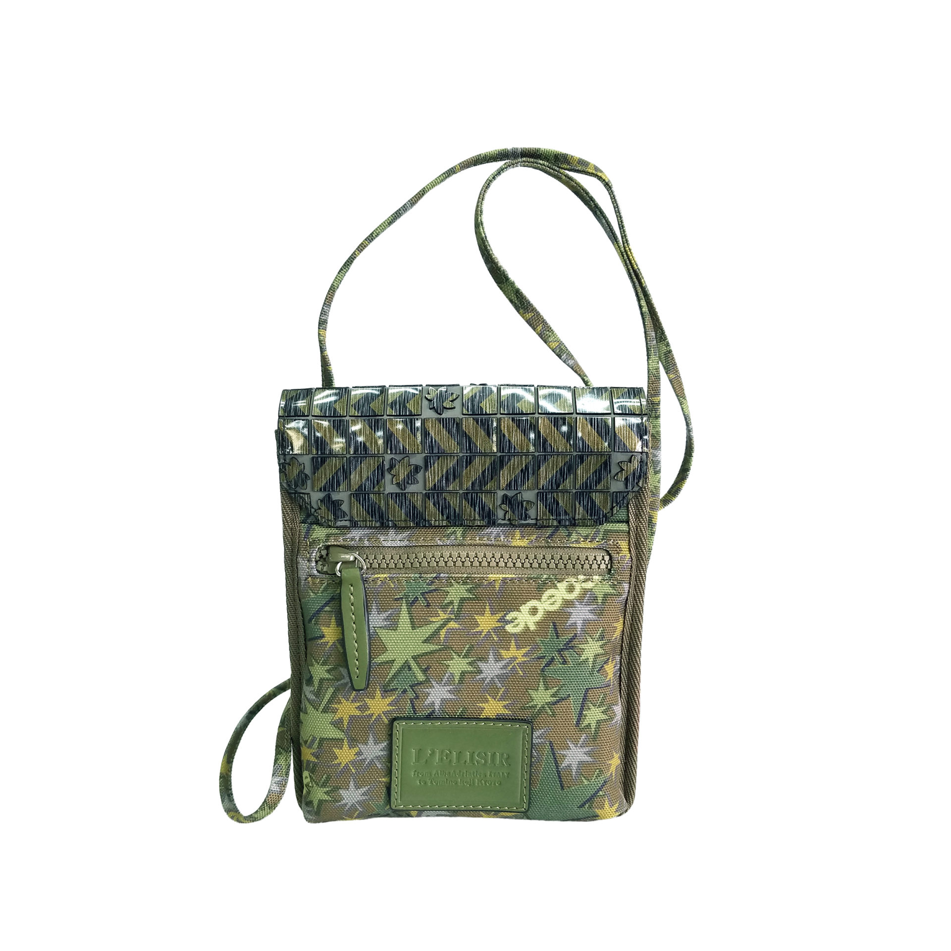 京都限定のELISIR caede KYOTO | エリシアカエデ京都のバッグシリーズ　Stella Misto Flap Staff Pouth Bag green