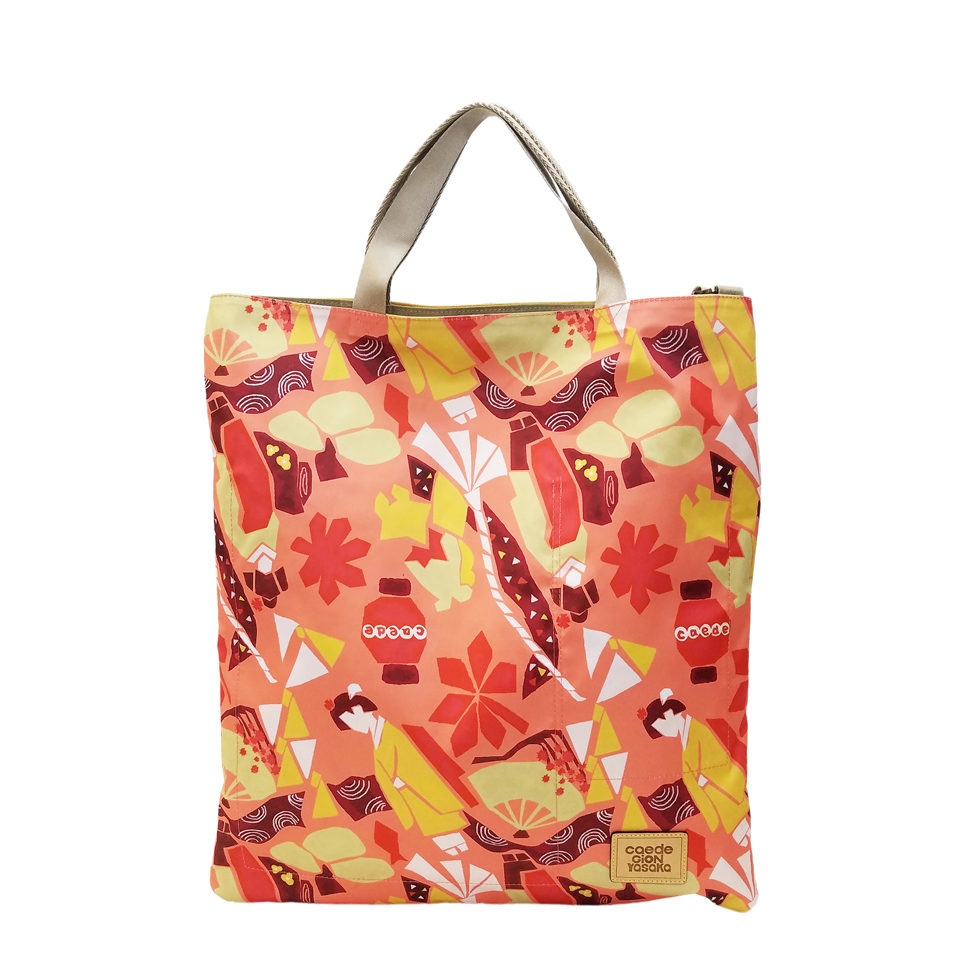 京都限定のELISIR caede KYOTO | エリシアカエデ京都のバッグシリーズ　maikopuzzle 3face tote orange