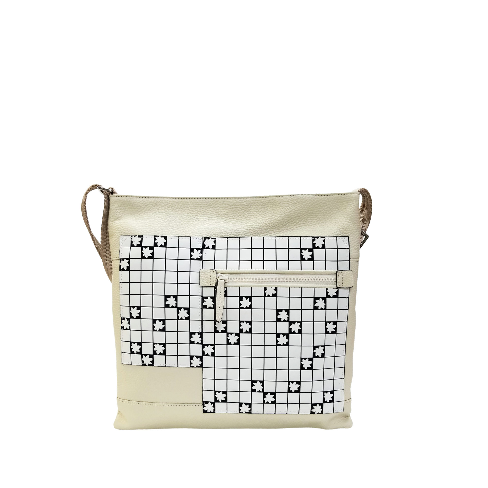 京都限定のELISIR caede KYOTO | エリシアカエデ京都のバッグシリーズ　Leather Misto Sacoche ivory | caede京都