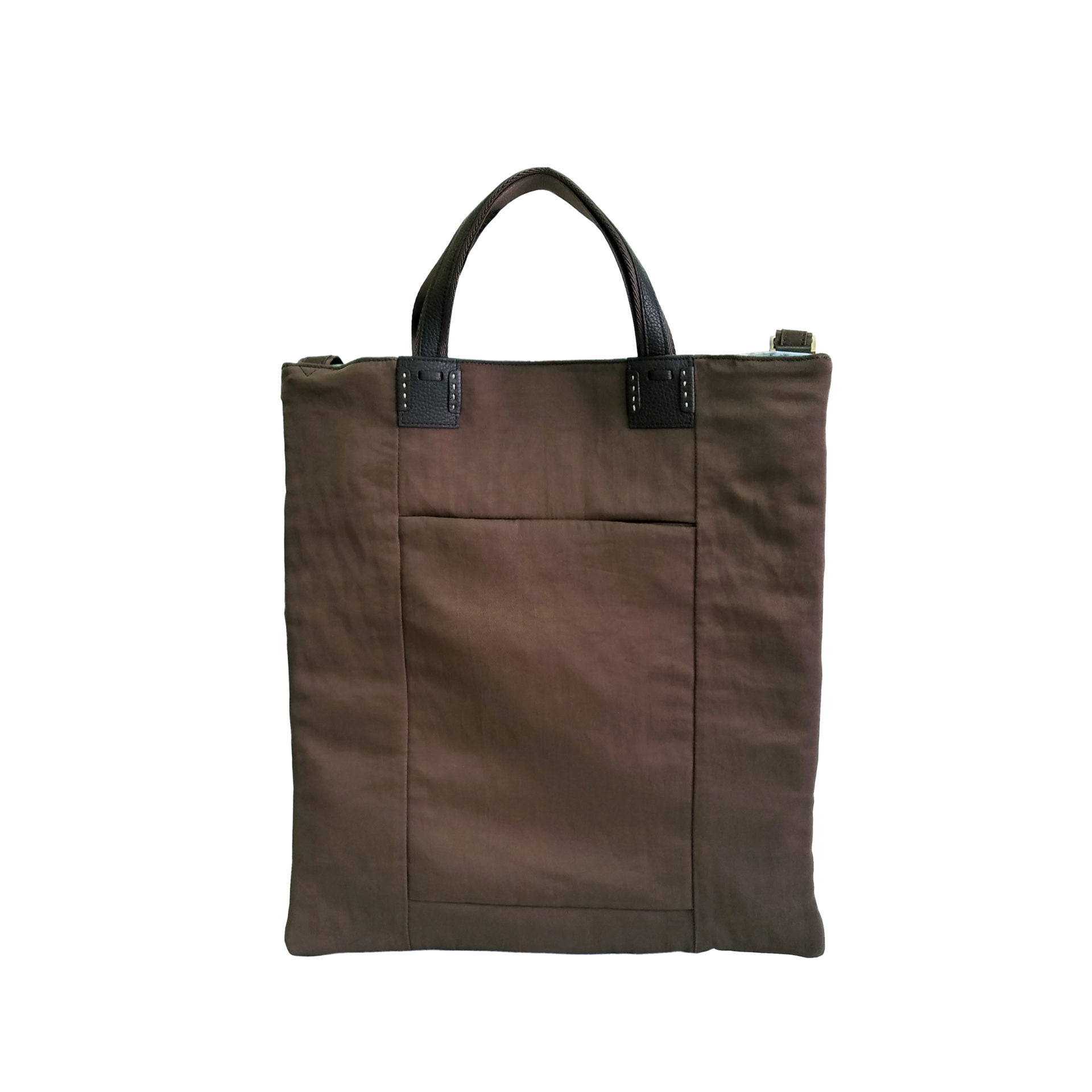 京都限定のELISIR caede KYOTO | エリシアカエデ京都のバッグシリーズ　Wrinkle 3face Tote BROWN