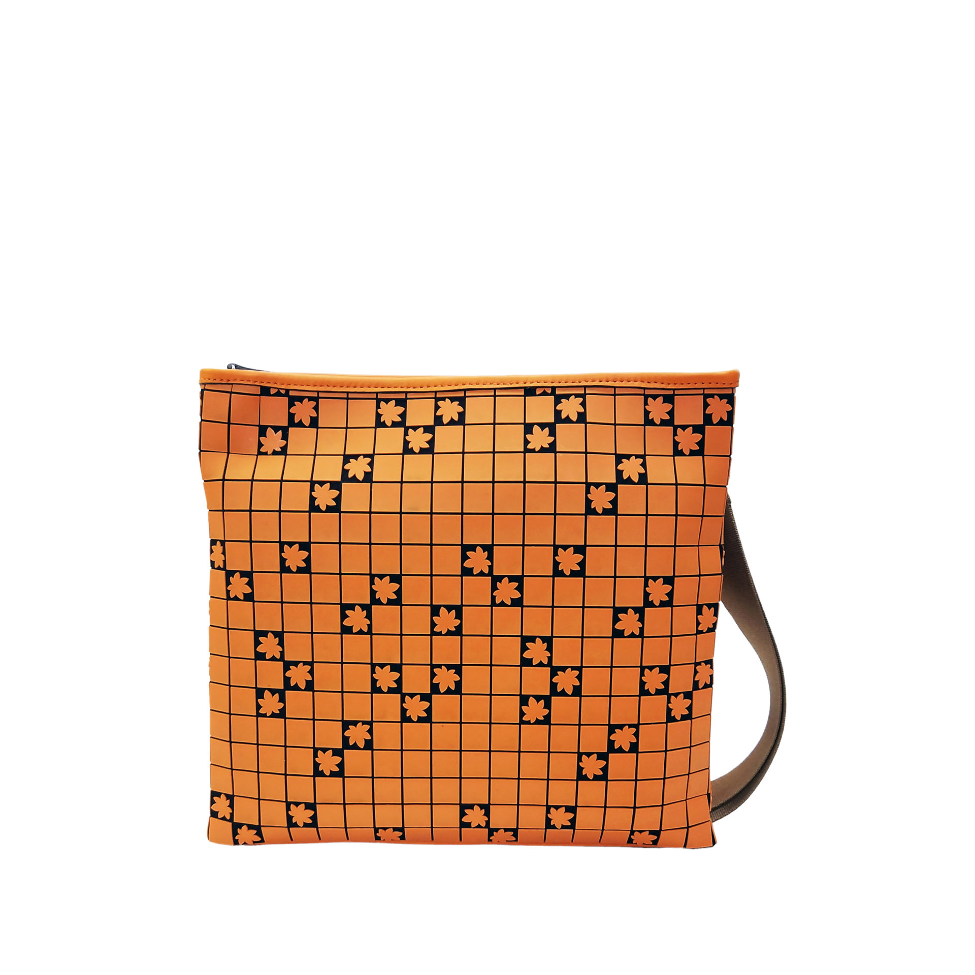 京都限定のELISIR caede KYOTO | エリシアカエデ京都のバッグシリーズ　mat misto slim pochetto uno orange