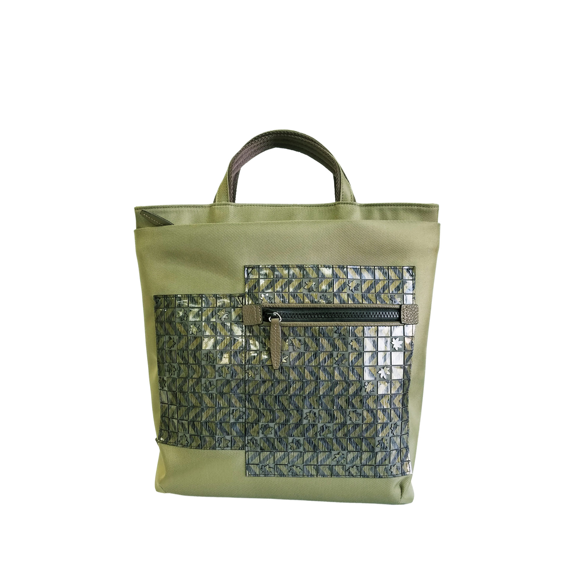 京都限定のELISIR caede KYOTO | エリシアカエデ京都のバッグシリーズ　twill nylon misto 2way ruck sack green