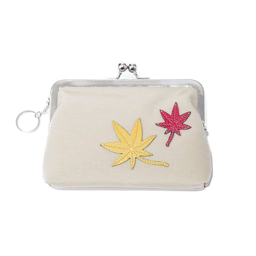 京都限定のELISIR caede KYOTO | エリシアカエデ京都のバッグシリーズ　Grosgrain Frame Pouch