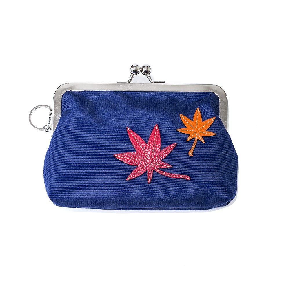 京都限定のELISIR caede KYOTO | エリシアカエデ京都のバッグシリーズ　Grosgrain Frame Pouch