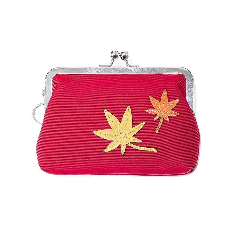 京都限定のELISIR caede KYOTO | エリシアカエデ京都のバッグシリーズ　Grosgrain Frame Pouch