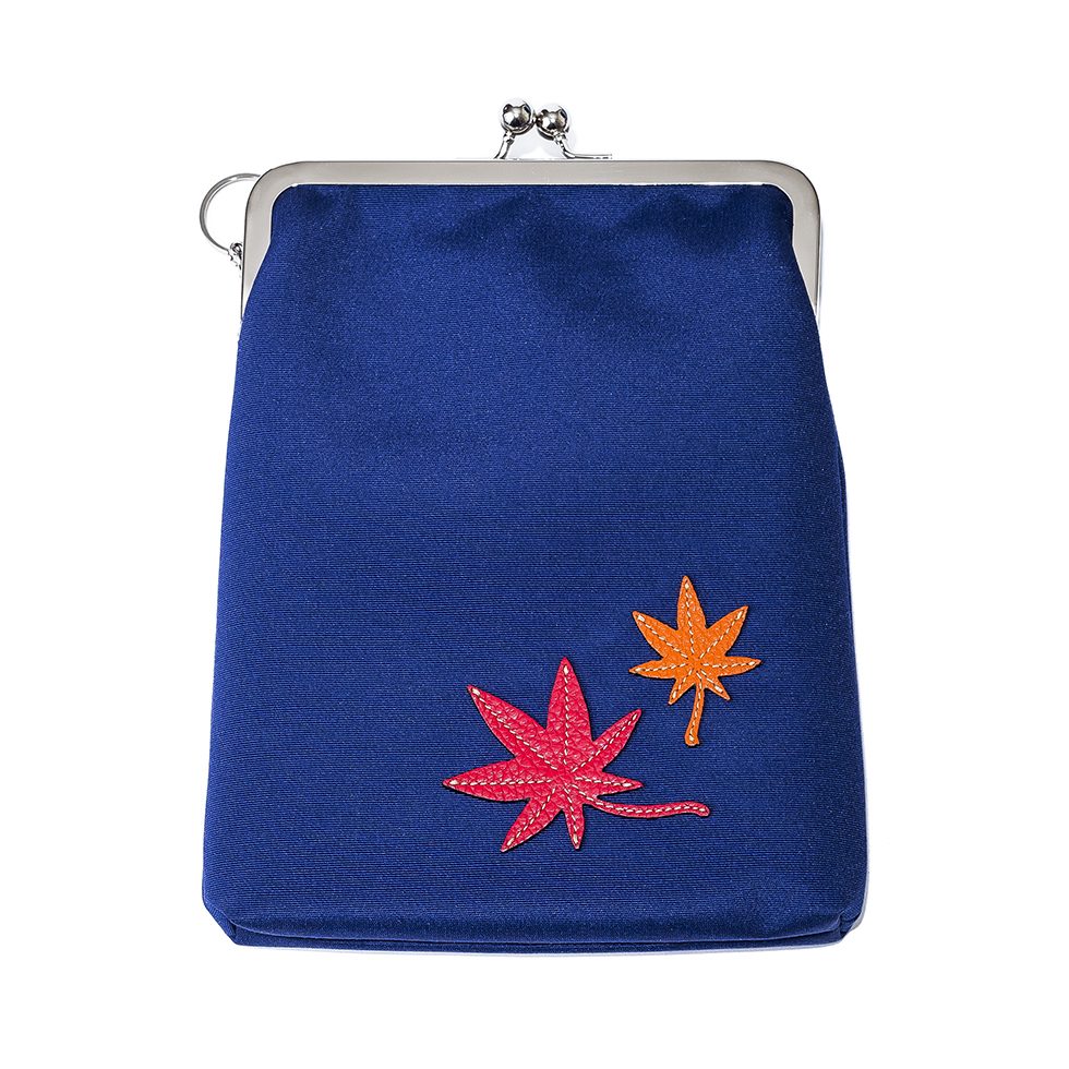 京都限定のELISIR caede KYOTO | エリシアカエデ京都のバッグシリーズ　Grosgrain Frame Pouch