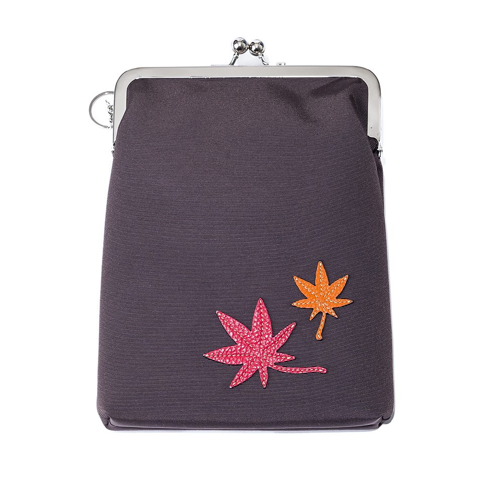 京都限定のELISIR caede KYOTO | エリシアカエデ京都のバッグシリーズ　Grosgrain Frame Pouch