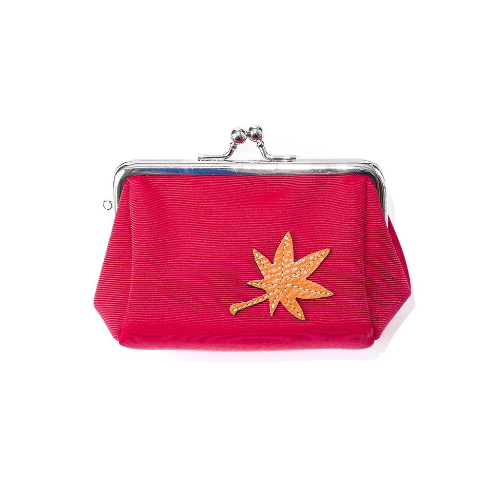 京都限定のELISIR caede KYOTO | エリシアカエデ京都のバッグシリーズ　Grosgrain Frame Pouch