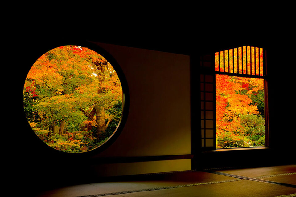 源光庵　紅葉　京都