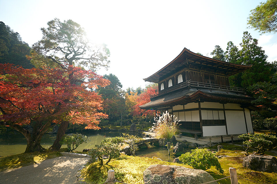 銀閣寺 紅葉 京都