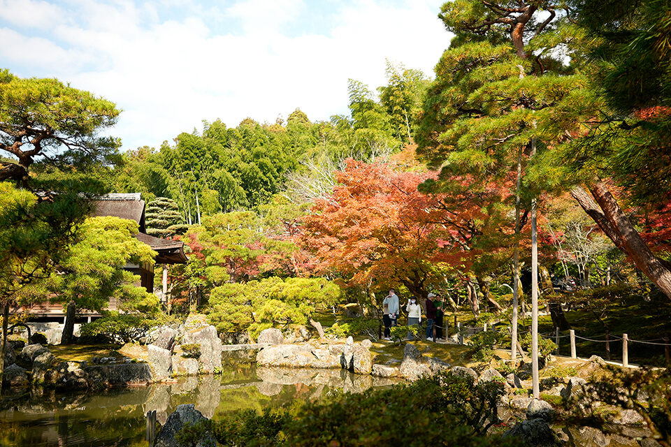銀閣寺 紅葉 京都