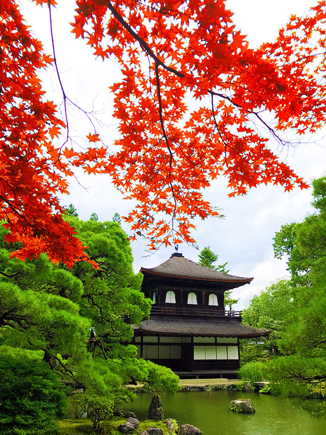 銀閣寺 京都 紅葉