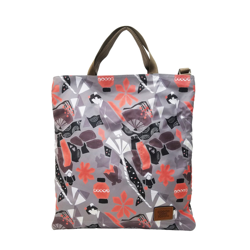 京都限定のELISIR caede KYOTO | エリシアカエデ京都のバッグシリーズ　maikopuzzle 3face tote grey