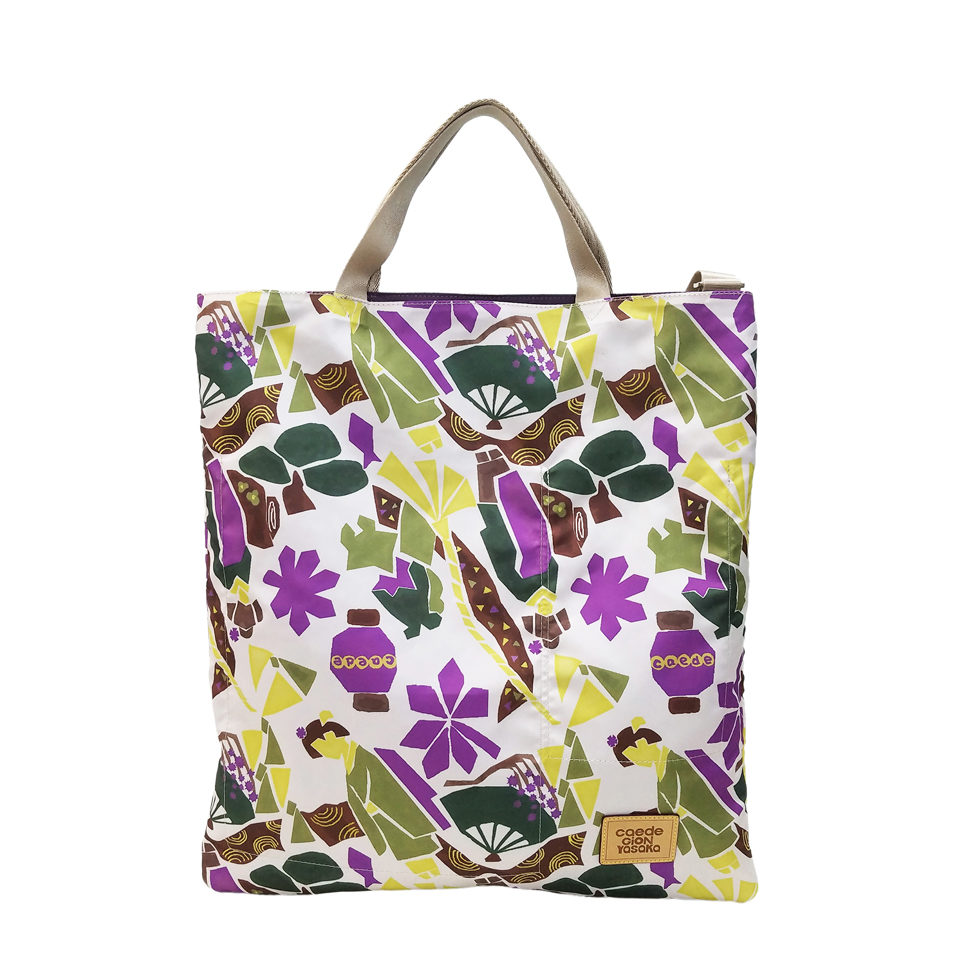 京都限定のELISIR caede KYOTO | エリシアカエデ京都のバッグシリーズ　maikopuzzle 3face tote ivory