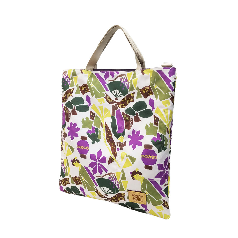 maikopuzzle 3face tote ivory