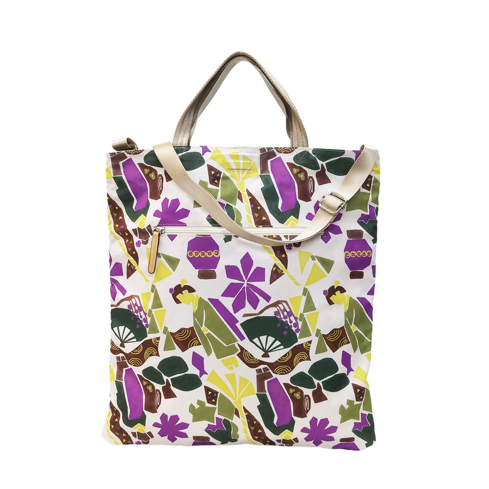 maikopuzzle 3face tote ivory