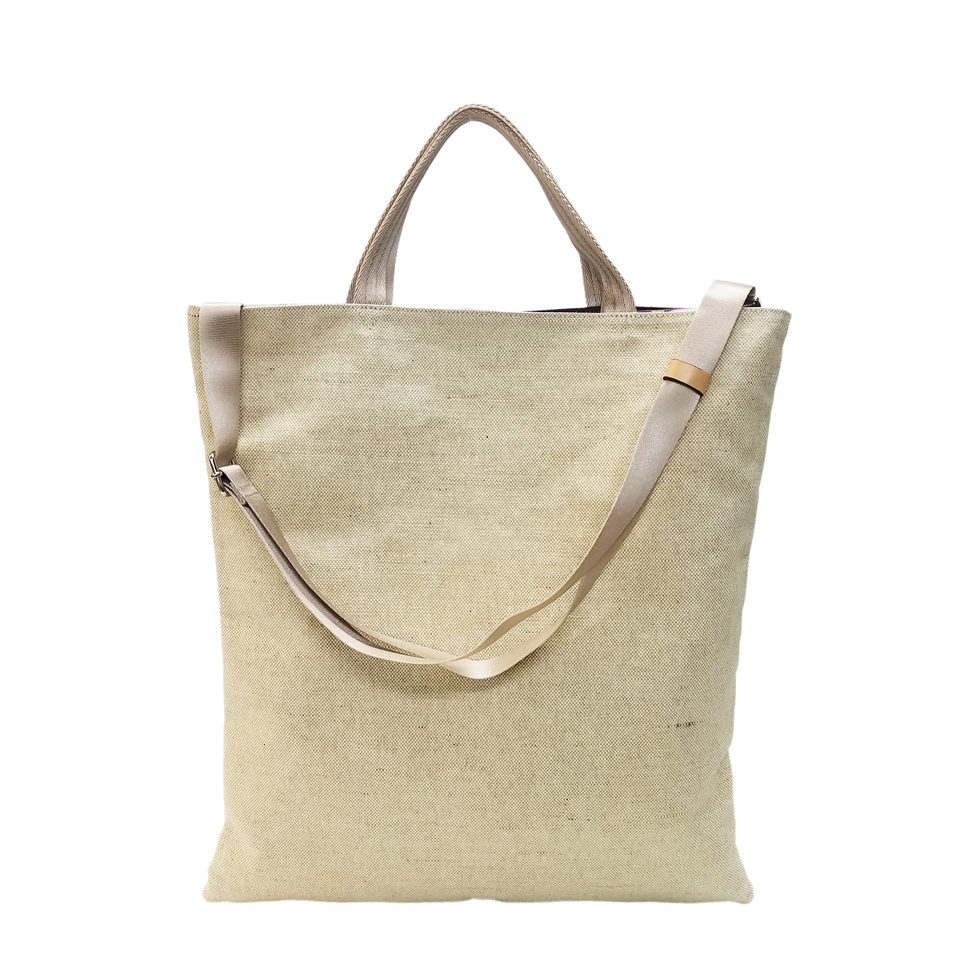 maikopuzzle 3face tote ivory