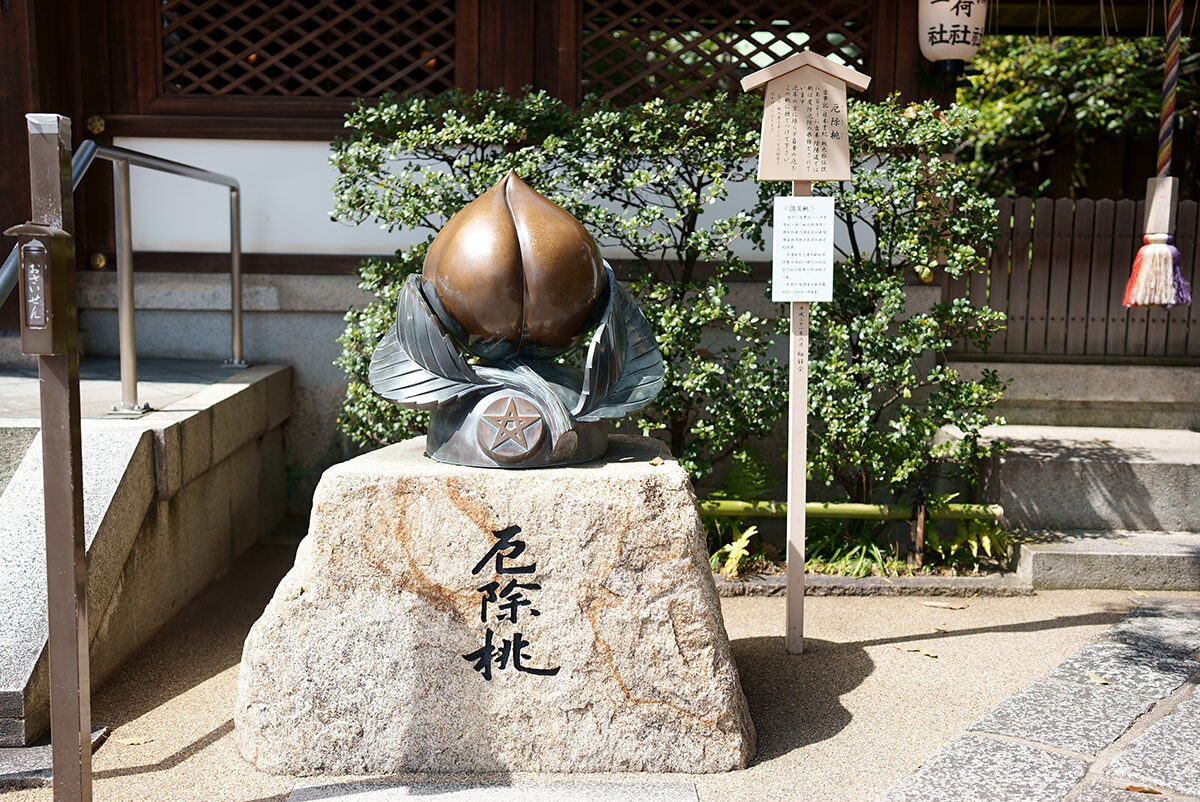 厄除桃 晴明神社 京都