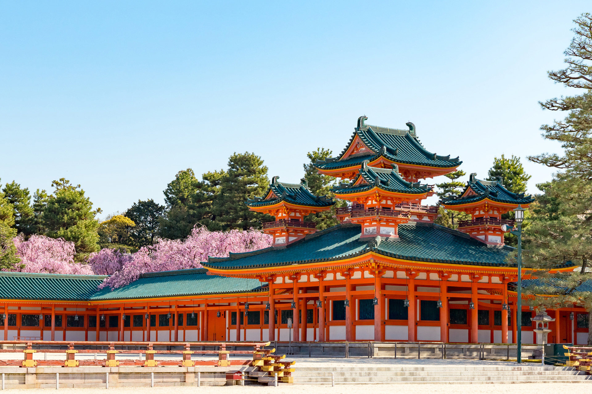 京都-平安神宮-桜
