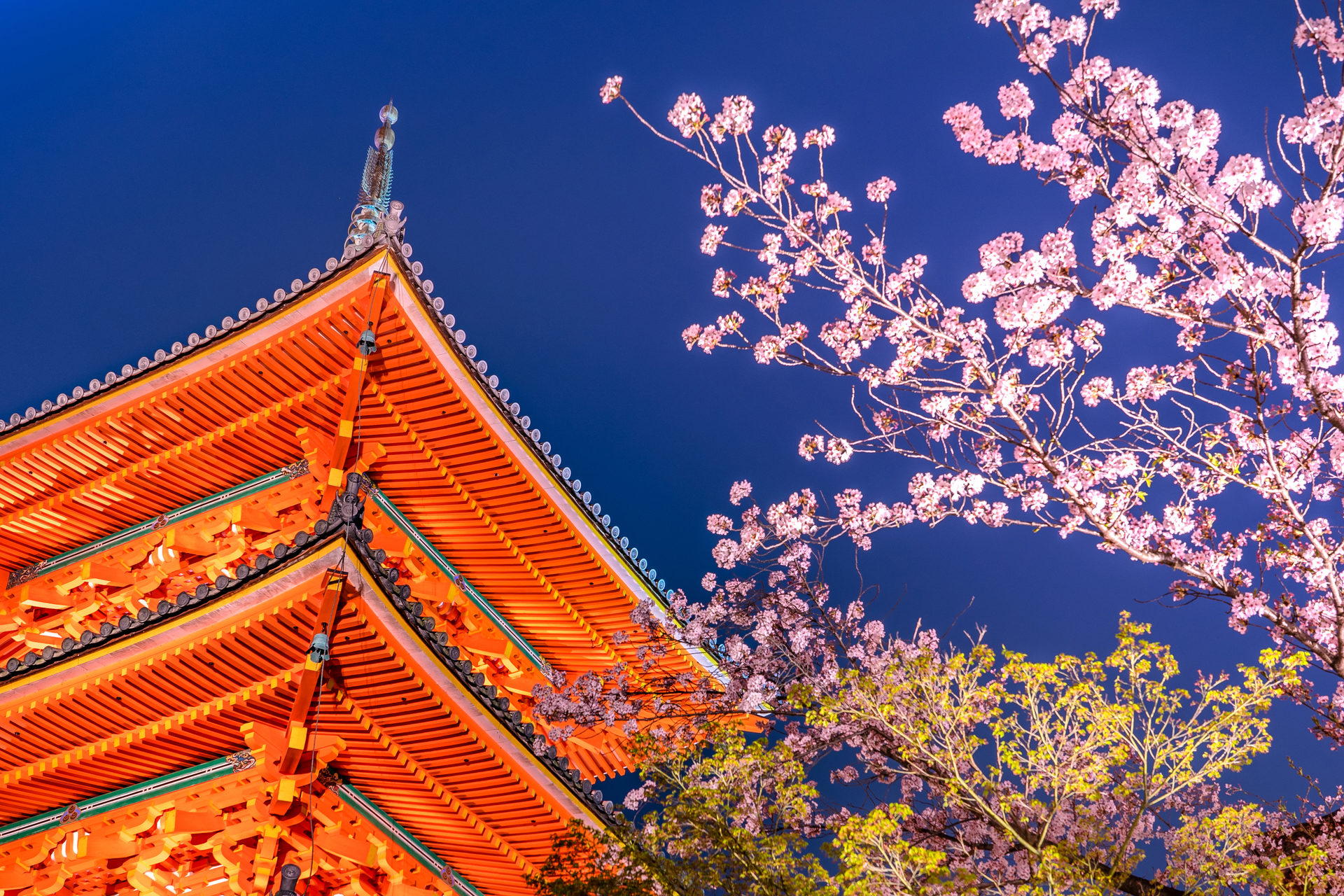 清水寺、三重塔
