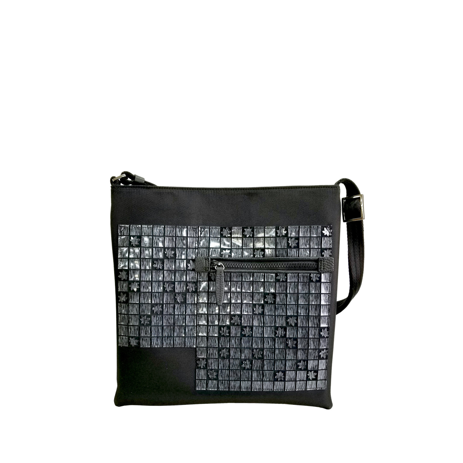 京都限定のELISIR caede KYOTO | エリシアカエデ京都のバッグシリーズ　Twill Nylon Misto Cerberus 3 Sacoche Black