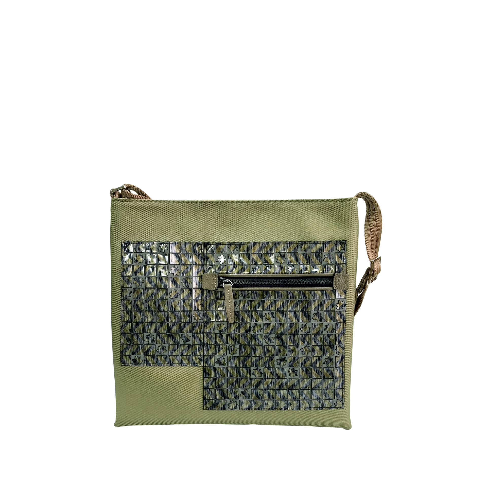 京都限定のELISIR caede KYOTO | エリシアカエデ京都のバッグシリーズ　Twill Nylon Misto Cerberus 3 Sacoche Green