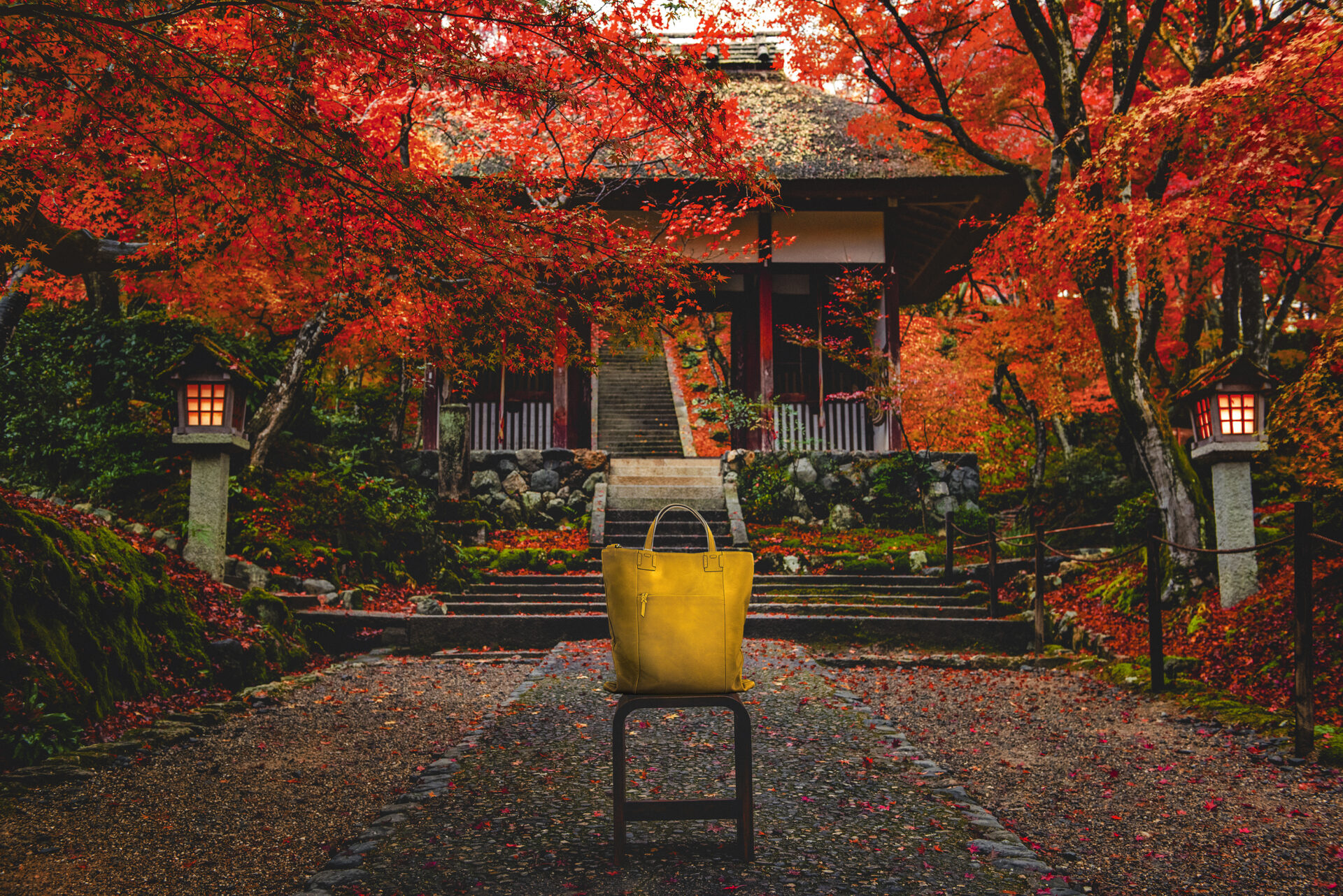 常寂光寺 紅葉 京都