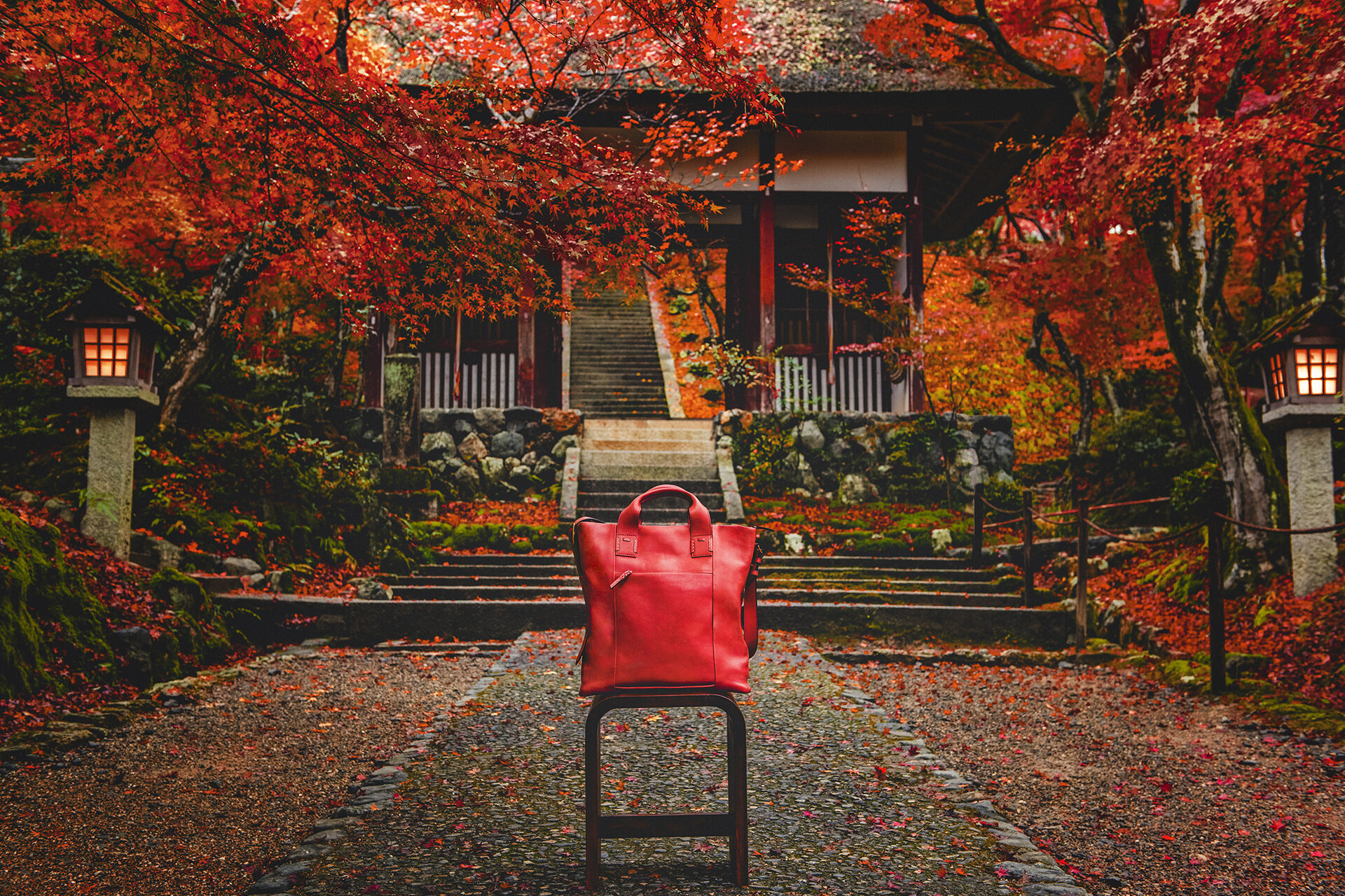 常寂光寺 紅葉 京都