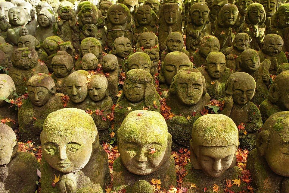 愛宕念仏寺_石像千二百羅漢