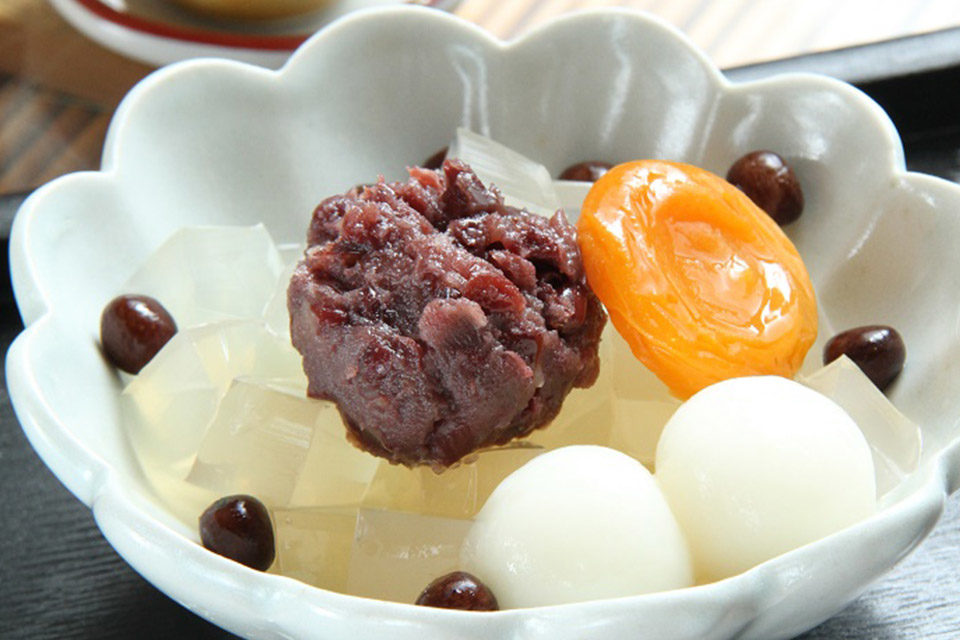 京都みつばち白玉あんみつ