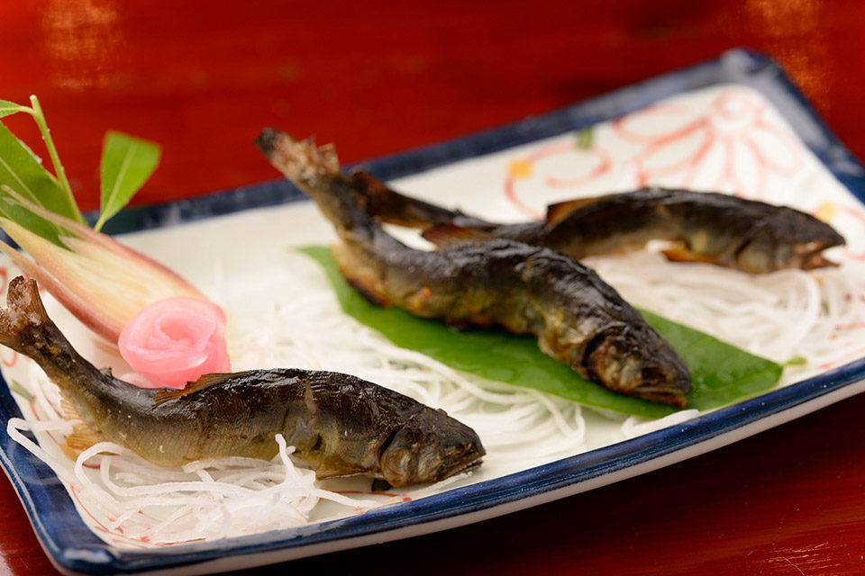 京都鮎の塩焼き