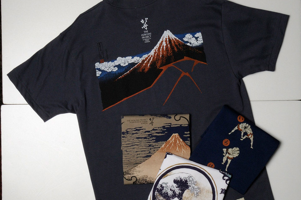 北斎Tシャツ