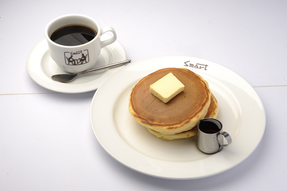 京都_スマート珈琲店_ホットケーキ