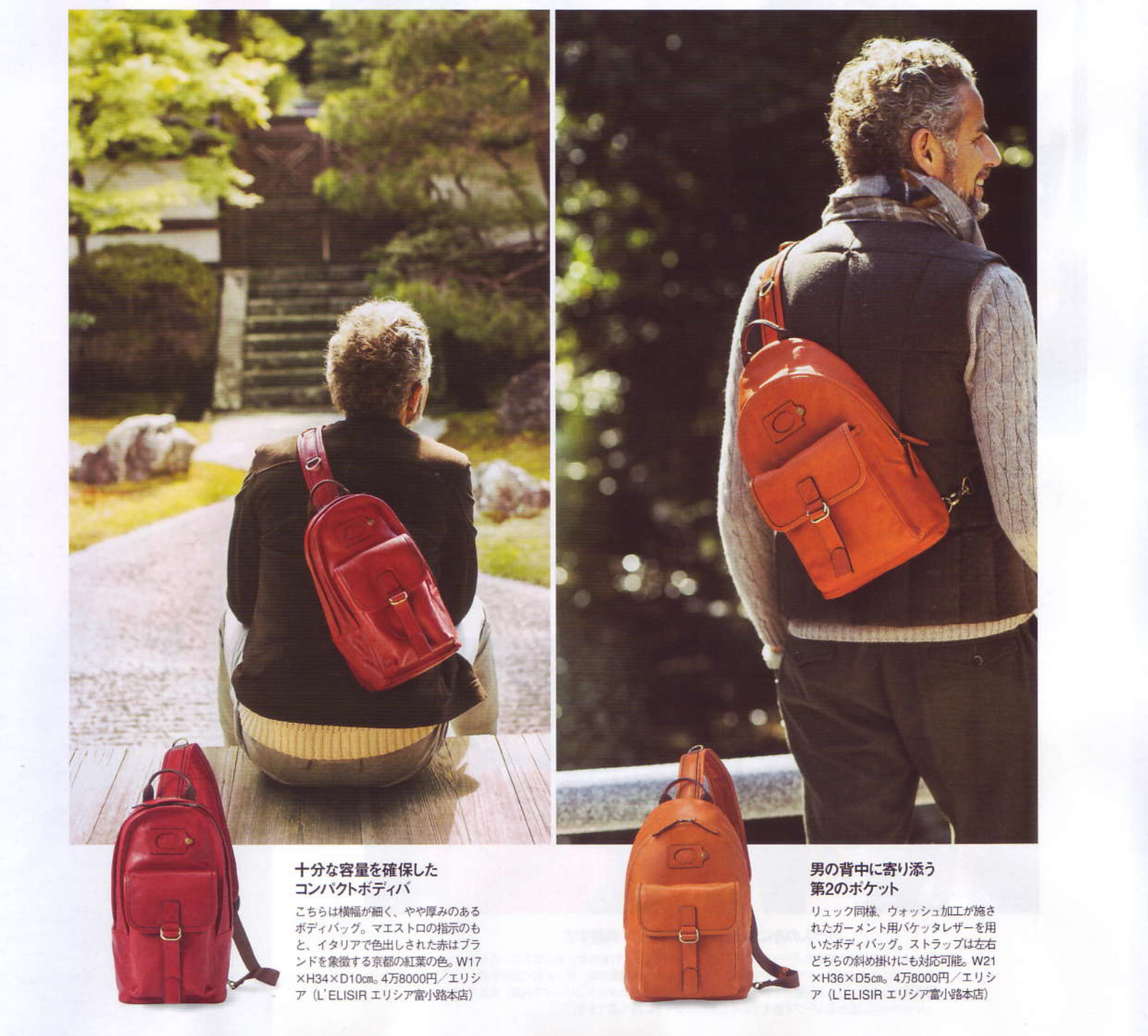 Numero Body bag Rosso　caede京都