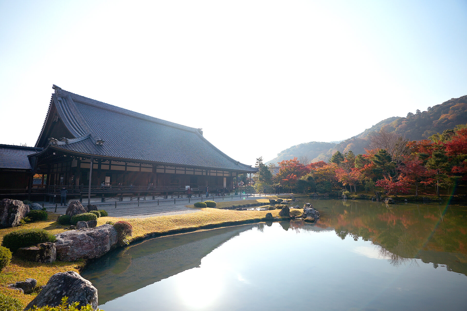 天龍寺 曹源池庭園 紅葉